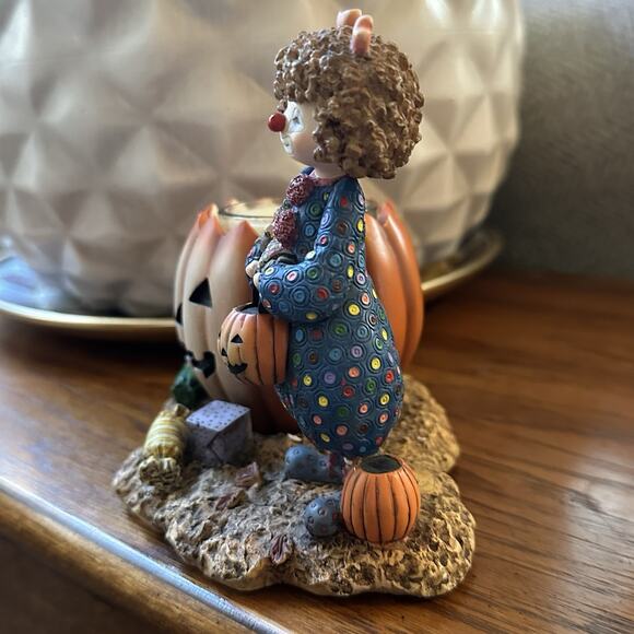 Lang Candles Halloween Friends SBB#3 Candle Holder Clown Sherri Buck Baldwin - Picture 3 of 10